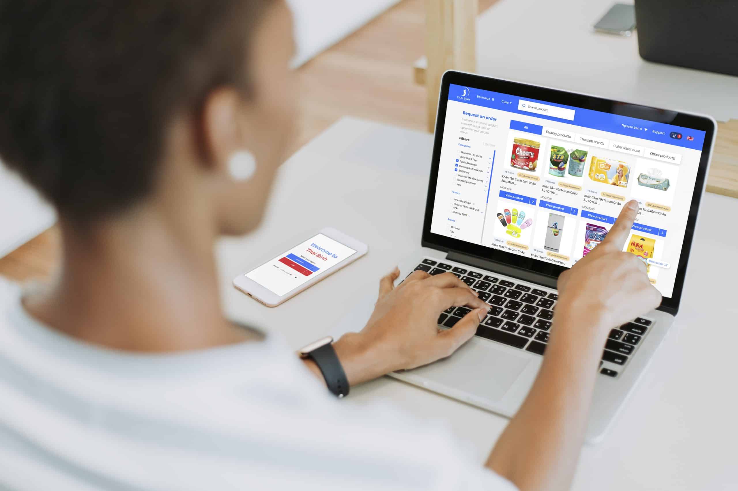 Website Buyer: Nền tảng mua hàng B2B đáng tin cậy từ Tập đoàn Thái Bình
